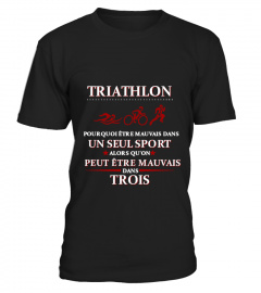 Tee-shirt humour Triathlon