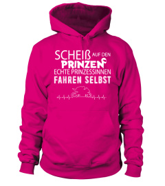 Echte Prinzessinnen fahren selbst  Motorrad  T-Shirt 