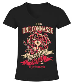 T-Shirt JE SUIS UNE CONNASSE INDEPENDANTE ASOCIALE ET JE T'EMMERDE 