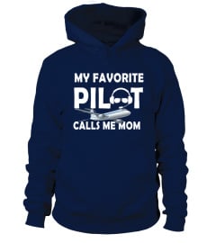 Pilot Womens My Favorite Pilot Calls Me Mom Funny Pilot Tee