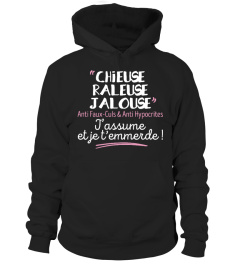 CHIEUSE, RÂLEUSE, JALOUSE ANTI FAUX-CULS ET ANTI HYPOCRITES J'ASSUME ET JE T'EMMERDE [EN PROMOTION]