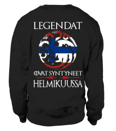 LEGENDAT OVAT SYNTYNEET HELMIKUUSSA