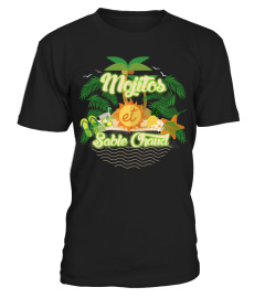 T-Shirt  Mojito Femme - Mojitos et sable chaud