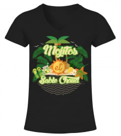 T-Shirt  Mojito Femme - Mojitos et sable chaud