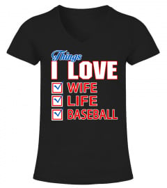 I love wife life baseball