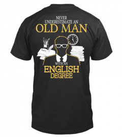 Old man with an English Degree