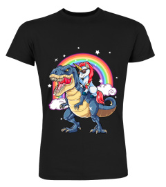 UNICORN DINOSAURS RIDING