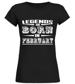 Legenos Are Born In February T-Shirt