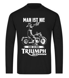 seine Triumph zu fahren