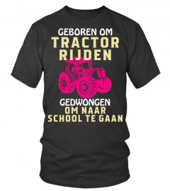 Geboren Om Tractor Rijden - Roze