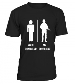 Soldier Boyfriend Military Novelty T Shirt