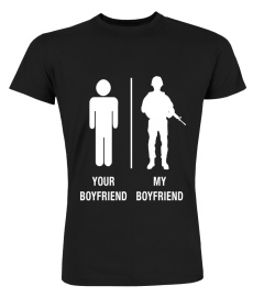 Soldier Boyfriend Military Novelty T Shirt