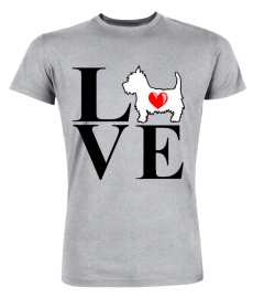 WESTIE DOG LOVE2 DESIGN