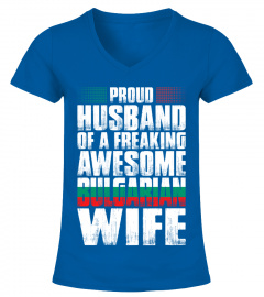 Proud Husband Of Awesome Bulgarian Wife T Shirt