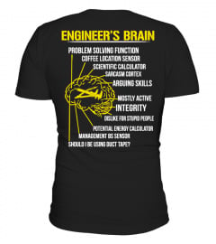 Engineer's Brain Funny T-shirt!