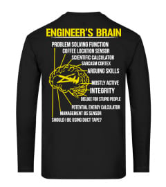 Engineer's Brain Funny T-shirt!