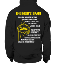 Engineer's Brain Funny T-shirt!