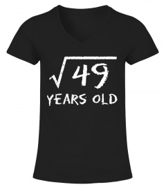Square Root of Years Old Birthday Shirt