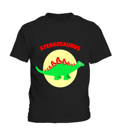 Steakosaurus - Funny Steak Dinosaur T-Shirt