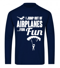 [T Shirt]65-skydiving: I jump out of air