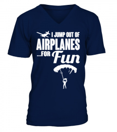 [T Shirt]65-skydiving: I jump out of air