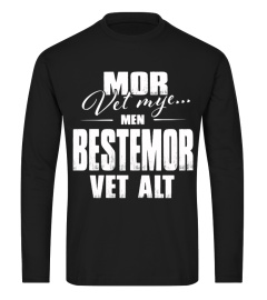 MOR VET MYE MEN BESTEMOR VET ALT T-shirt