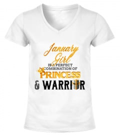 January girl is a perfect combination of Princess & Warrior