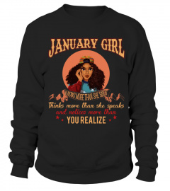 January girl knows more than she says