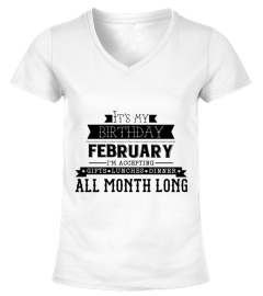 It's my birthday February