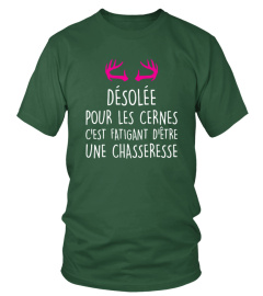 Désolée pour les cernes chasseresse