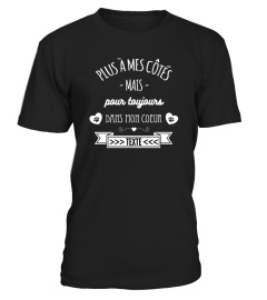 Personnalisable avec Nom du Chien : Plus à mes côtés mais pour toujours dans mon coeur + "votre texte" | Cadeau T-Collector®