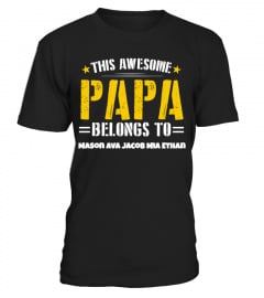 Father's Day - Awesome Papa - Custom