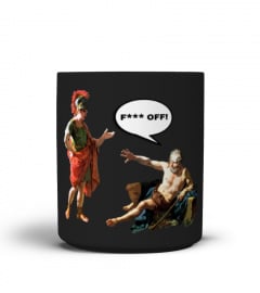 Diogenes Tells Alexander - Office Mug