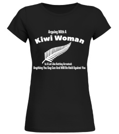 Arguing With A Kiwi  Woman Hoodie