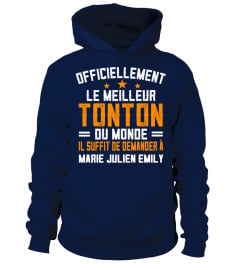 OFFICIELLEMENT LE MEILLEUR TONTON DU MONDE TSHIRT PERSONNALISÉ