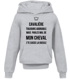 Cavalière toujours adorable