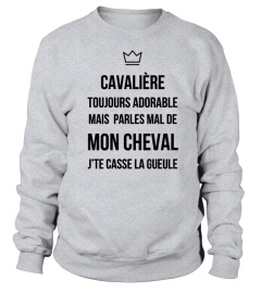 Cavalière toujours adorable