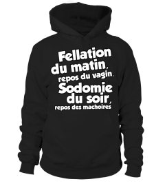  Fellation du matin, repos du vagin, sodomie du soir, repos des mâchoires