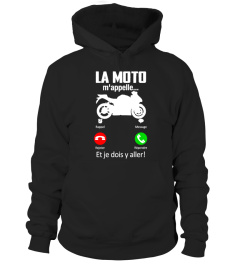 La Moto m'appelle tee shirt de moto