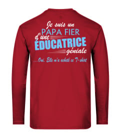 JE SUIS LE FIER PAPA FIER D'UNE AIDE SOIGNANTE YENIALE T-SHIRT