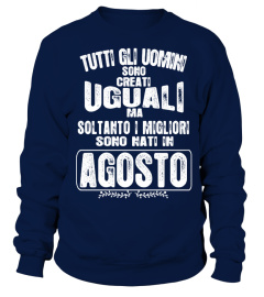 TUTTI GLI OUMINI SONO CREATI UGUALI MA SOLTANTO I MIGLIORI SONO NATI IN AGOSTO T-SHIRT