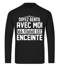 Ma femme est Enceinte humour t shirt