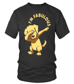 Fabulous Golden Retriever shirt in dabbing Golden dog shirts