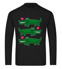 Alligator Crocodile T-shirt Cute Zoo Animal Jungle Tee