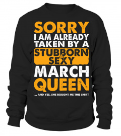 Christmas Gift Stubborn March Queen