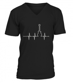 Guitar Heartbeat Lifeline T shirt
