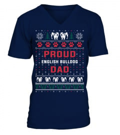English Bulldog Ugly Christmas Sweaters
