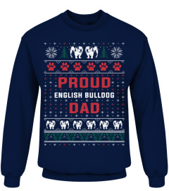 English Bulldog Ugly Christmas Sweaters