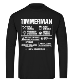 Timmerman 100% organisch