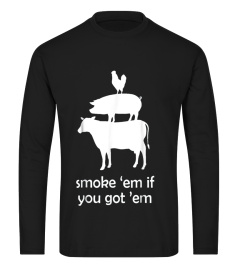 Funny BBQ T Shirt Smoking Meat Smoker Grilling Food Lover